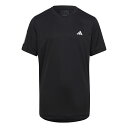 アディダス ジュニア(キッズ・子供) テニス クラブ テニス スリーストライプス 半袖Tシャツ EUO60 HR4229 : ブラック adidas 26_23...