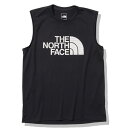 ザ ノースフェイス メンズ ランニング ノースリーブシャツ S/L GTD Logo Crew ノースリーブGTDロゴクルー NT12375 : ブラック THE NORTH FACE