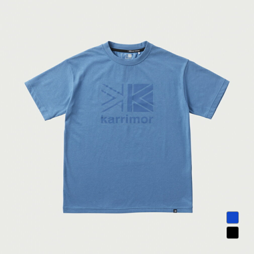 最大10％OFFクーポン 【5/20 0:00〜23:59】 カリマー メンズ アウトドア 半袖Tシャツ ロゴ SS T 101493 karrimor