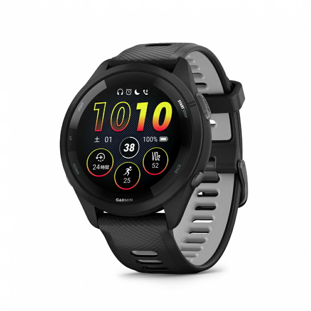 ガーミン Forerunner 265 Music Black 010-0281040 フォーランナー ミュージック スマートウォッチ ランニングウォッチ 腕時計 GARMIN