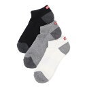 ő10OFFN[| `X gbLO \bNX 3P CHUMS Logo Ankle Socks CH06-1113 CHUMS