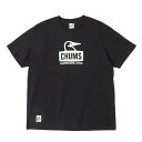 チャムス レディース アウトドア 半袖Tシャツ ブービーフェイスTシャツ CH11-2278 K004 : ブラック×ホワイト CHUMS(4)