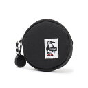 チャムス Recycle Round Coin Case CH60-3573 K001 トレッキング 財布 小銭入れ コインケース : Black CHUMS