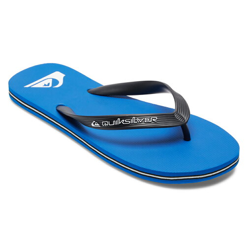 クイックシルバー MOLOKAI CORE AQYL101325 BYJ1 メンズ マリン ビーチサンダル : ブルー QUIKSILVER