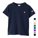 楽天アルペン楽天市場店チャンピオン ジュニア キッズ 子供 半袖 Tシャツ Cロゴ刺繍 Tシャツ SHORT SLEEVE T-SHIRT CK-T301 スポーツウェア Champion