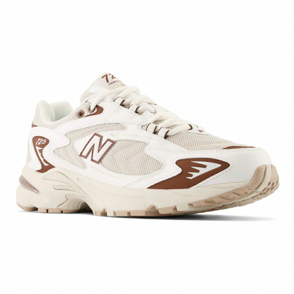 【6/15】買えば買うほど★最大10％OFFクーポン ニューバランス 725 ML725 AE D メンズ スニーカー ： ホワイト×ブラウン New Balanceのサムネイル