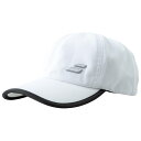 バボラ メンズ テニス キャップ CLUB CAP クラブキャップ BUC3710C UVカット 紫外線カット 熱中症対策 ホワイト BabolaT