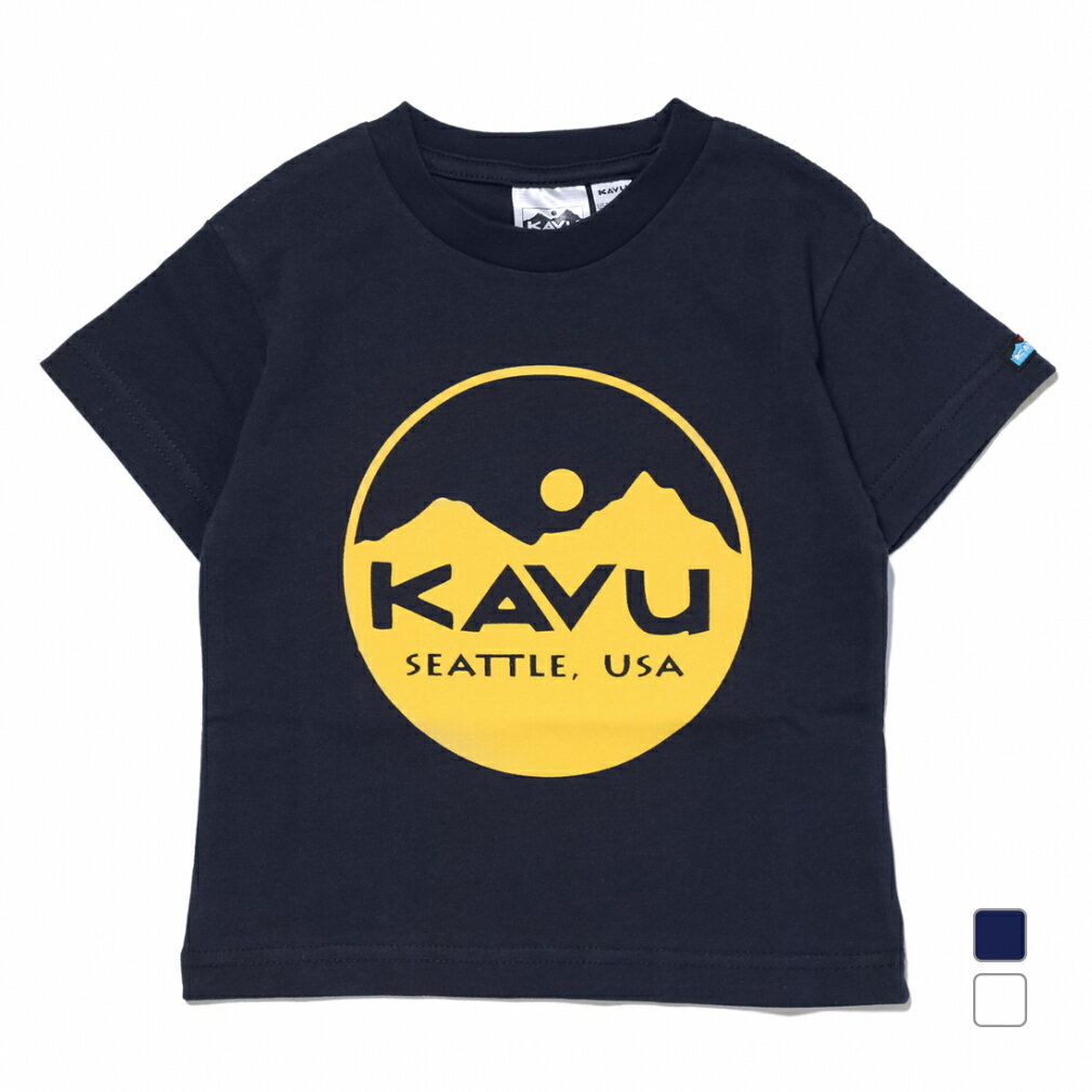 最大10％OFFクーポン  カブー ジュニア キッズ 子供 アウトドア 半袖Tシャツ Ks Circle Logo Tee 19821872 KAVU