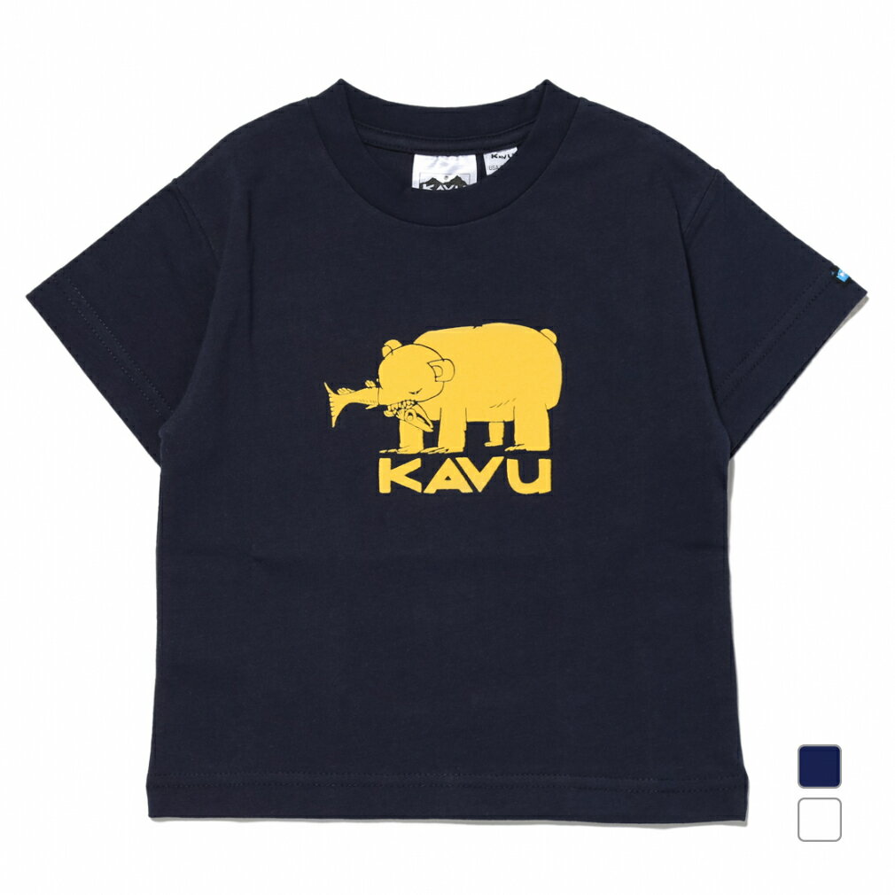 カブー カブー ジュニア キッズ 子供 アウトドア 半袖Tシャツ Ks Hai Bear Tee 19821873 KAVU