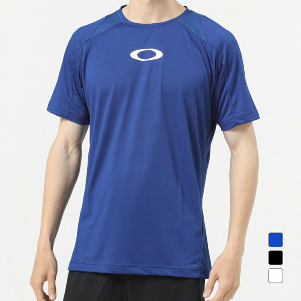 最大10％OFFクーポン 【5/18 0:00〜23:59】 オークリー メンズ 半袖 機能 Tシャツ ENHANCE TECH COLD SS CREW1.0 FOA405172 スポーツウェア OAKLEY