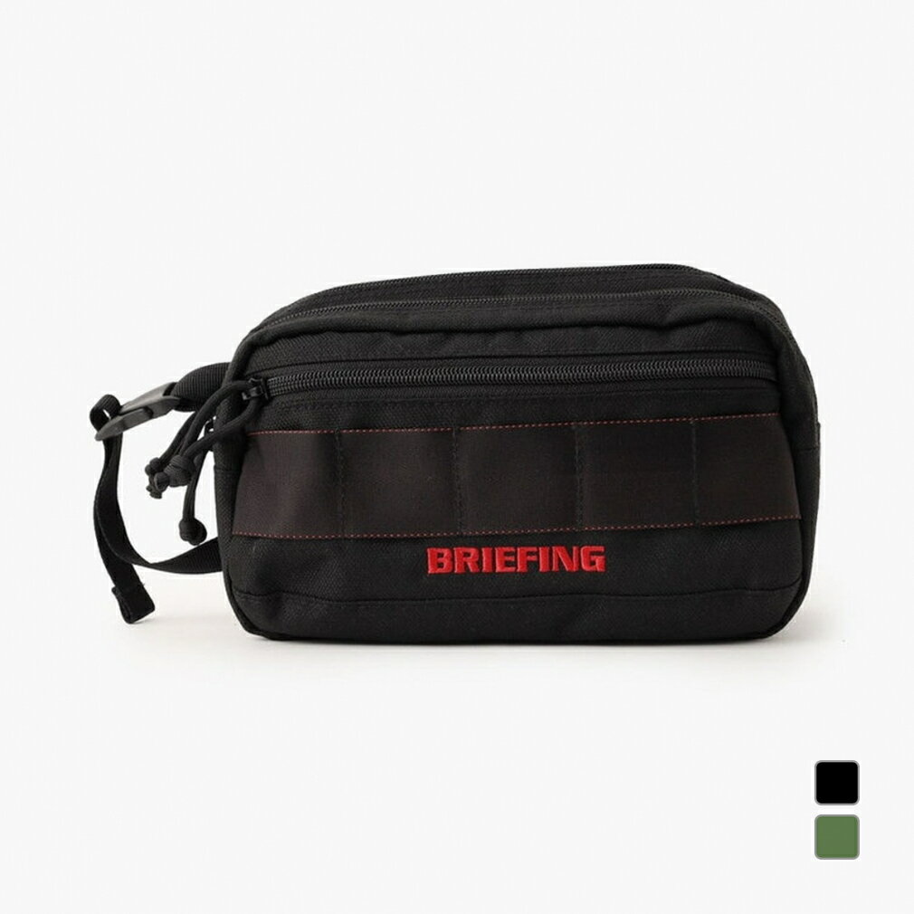 ブリーフィング 最大10％OFFクーポン 【6/1 0:00〜23:59】 ブリーフィング TURF DOUBLE ZIP POUCH TL (BRG231G43) ゴルフ ポーチ BRIEFING