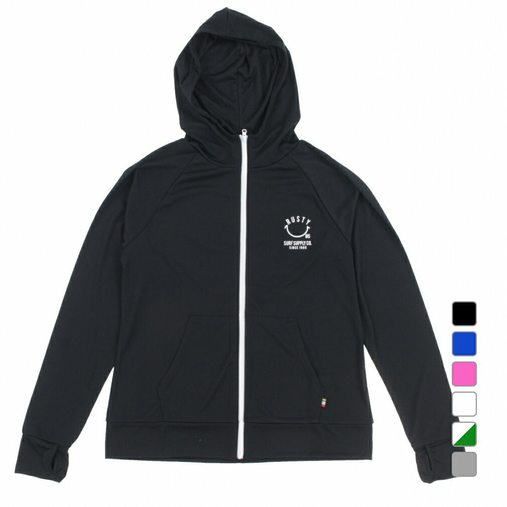 11/25限定★抽選で最大100%Pバック ラスティー レディース マリン ラッシュガード 922467-2 RUSTY