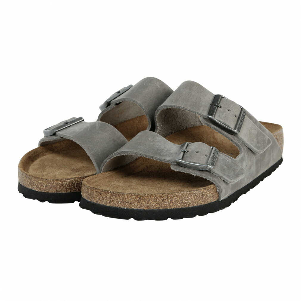 最大10％OFFクーポン 【5/18 0:00〜23:59】 ビルケンシュトック Arizona SFB LEOI Iron 552801 IRON メンズ サンダル ： ダークグレー BIRKENSTOCK