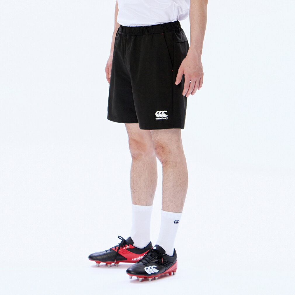 3/25����������Ǻ���100��P�Хå� ���󥿥٥꡼ ��� �饰�ӡ� �ϡ��եѥ�� JAPAN R+ DUAL SHORTS ����ѥ󥢡���ץ饹�ǥ奢�륷�硼�� RW23115JP : �֥�å� CANTERBURY
