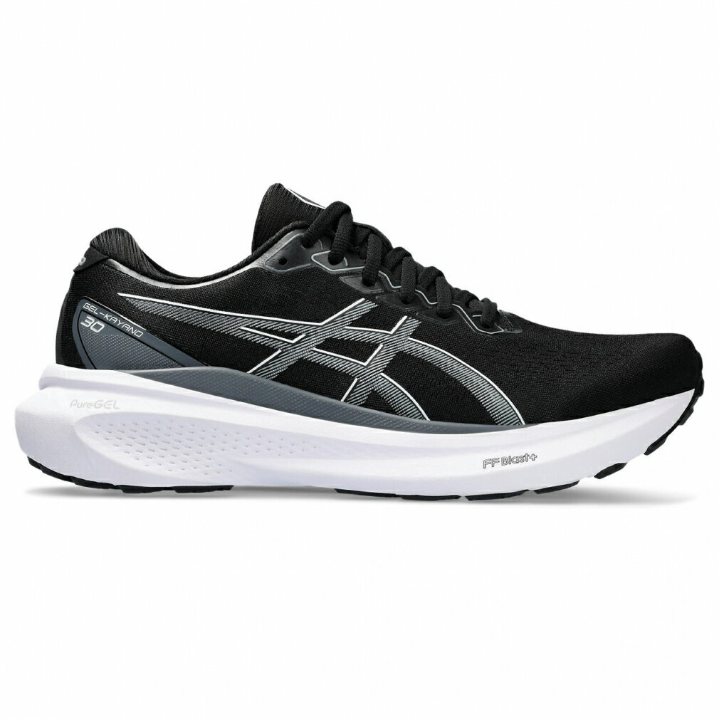 最大10％OFFクーポン 【5/18 0:00〜23:59】 アシックス GEL-KAYANO 30 ゲルカヤノ30 1011B548 メンズ 陸上/ランニング ランニングシューズ 2E : ブラック×グレー asics