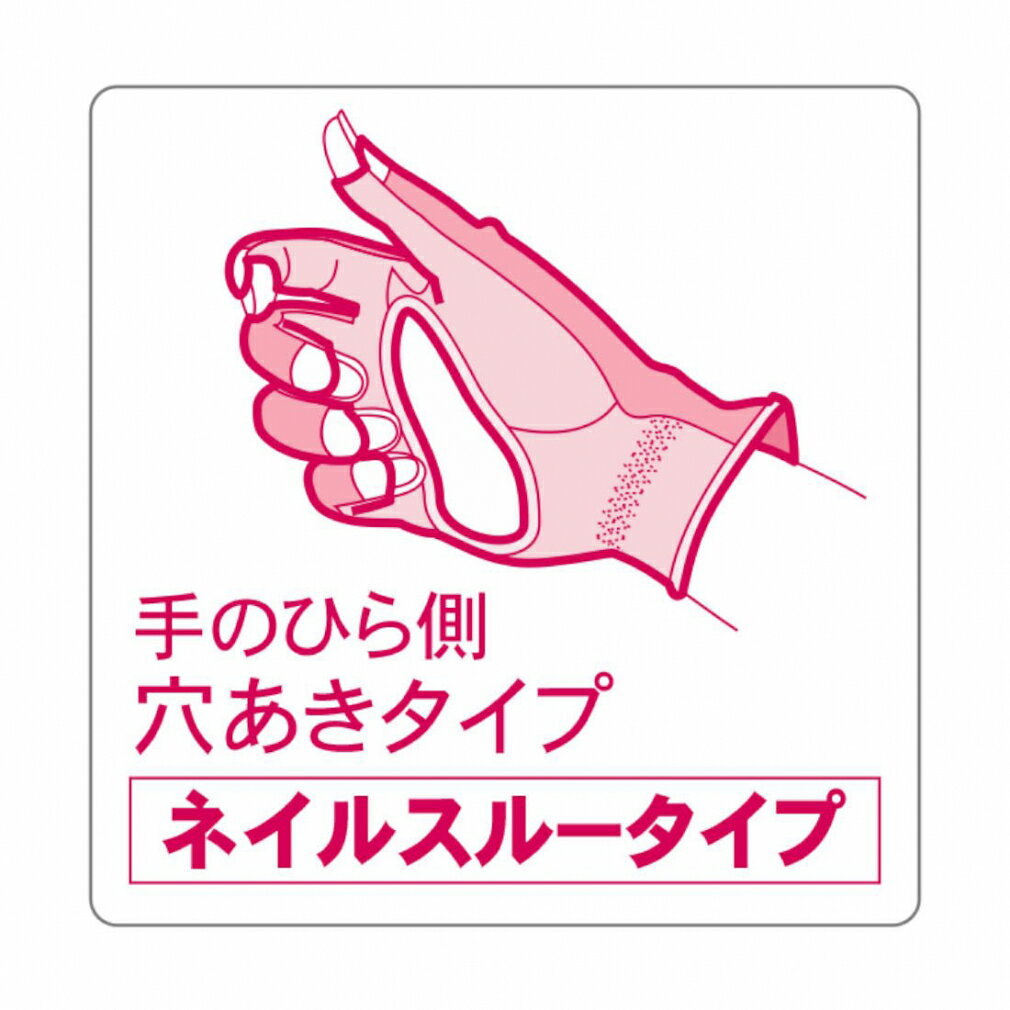 ダンロップ レディス テニス グローブ ネイルスルータイプ (両手セット) UVカット ...