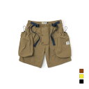 ジーアールエヌアウトドア メンズ アウトドア ハーフパンツ Double Belt Baker Pocket SHORTS DBPTP-2108 grn outdoor