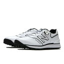 ニューバランス ゴルフシューズ 574 v3 BOA (UGB5742E) メンズ ゴルフ ダイヤル式スパイクシューズ 2E : ホワイト New Balance