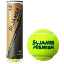 エントリーで更にD会員 P10倍 ダンロップ St.JAMES PREMIUM セント・ジェームス・プレミアム STJPRMA4TN 硬式テニス プレッシャーボール DUNLOP