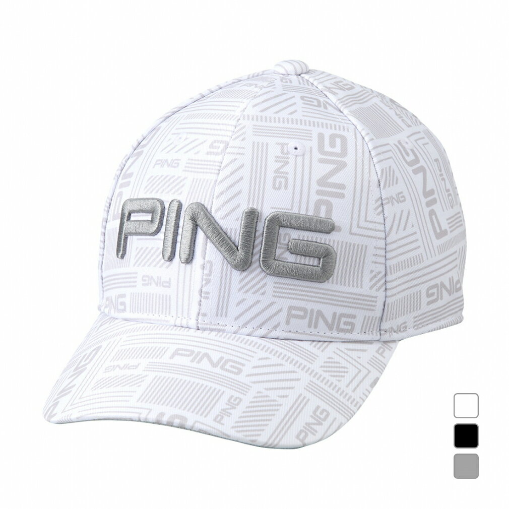 3/5 限定★全商品ポイント10倍 要エントリー ピン ゴルフウェア キャップ 秋 冬 HW-A2309 アメイジングメイズ キャップ (37128-01) メンズ PING
