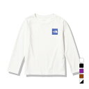 2023秋冬 ザ・ノース・フェイス ジュニア キッズ 子供 アウトドア 長袖Tシャツ ロングスリーブスモールスクエアロゴティー NTJ32357 THE NORTH FACE