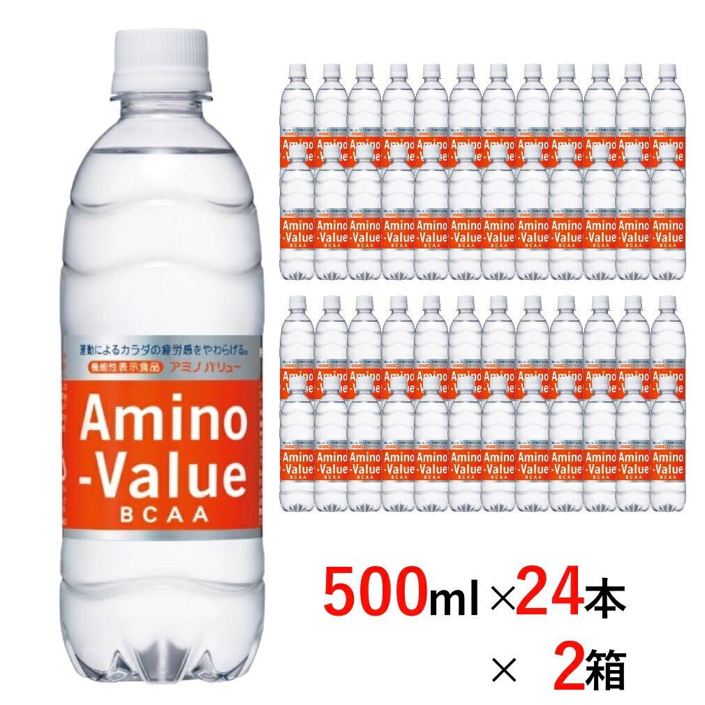 最大10％OFFクーポン 【5/20 0:00〜23:59】 大塚製薬 アミノバリュー4000 PET 500ml×24本×2箱 送料無料 Otsuka Pharmaceutical