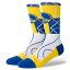 スタンス メンズ レディス バスケットボール SOCKS ZONE GSW ソックス ゾーン NBA ゴールデンステート ウォリアーズ A545C23ZGS : ロイヤルブルー STANCE