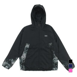 アンダーアーマー アンダーアーマー レディース ウインドジャケット UA TRICOT WOVEN FULL ZIP HOODIE 1375429 パーカー スポーツウェア UNDER ARMOUR wi_cp