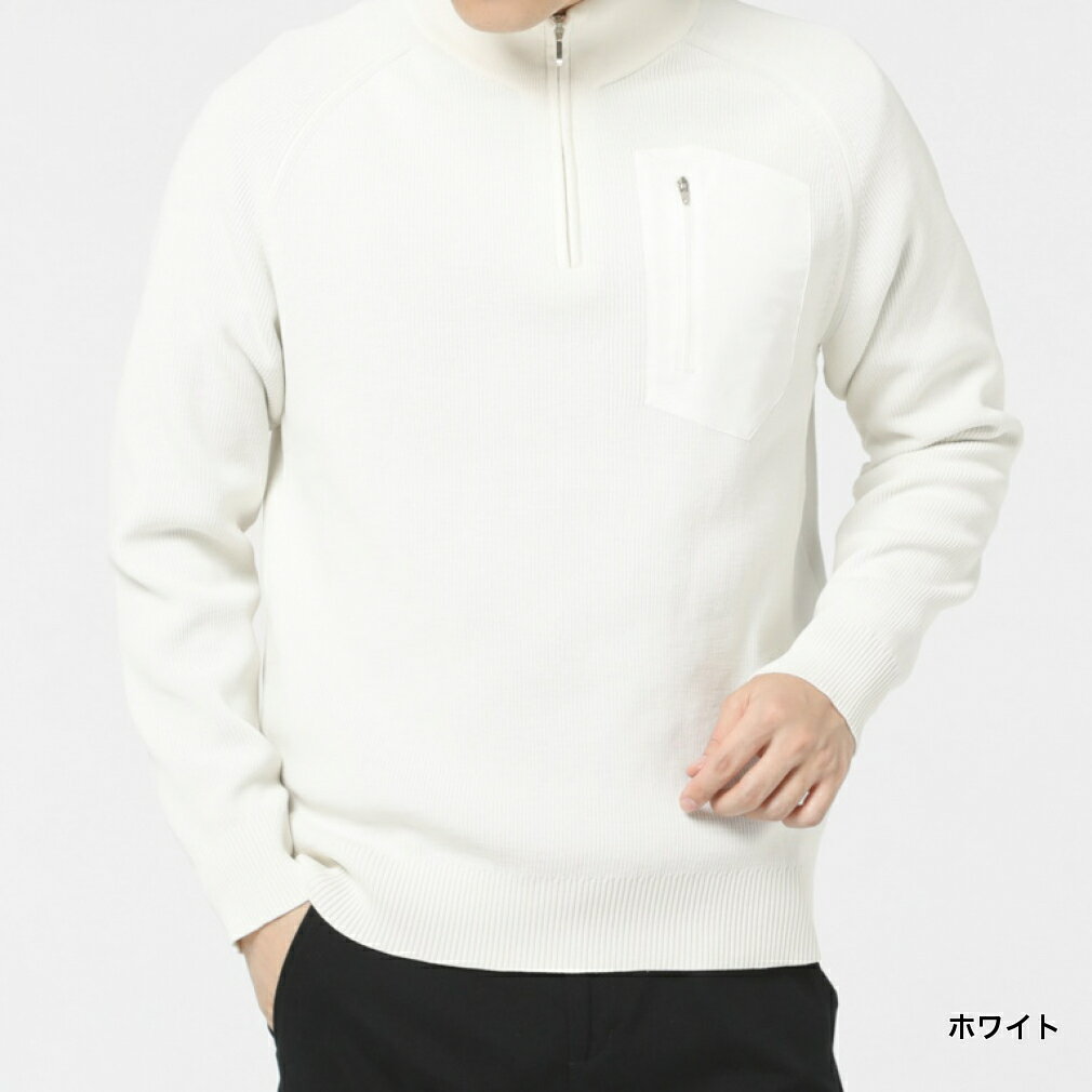 11/1限定★抽選で最大100％Pバック イグニオ ゴルフウェア 長袖セーター 秋 冬 iHEAT アイヒートジップセーター (IG-1S1523Z-H) メンズ IGNIO