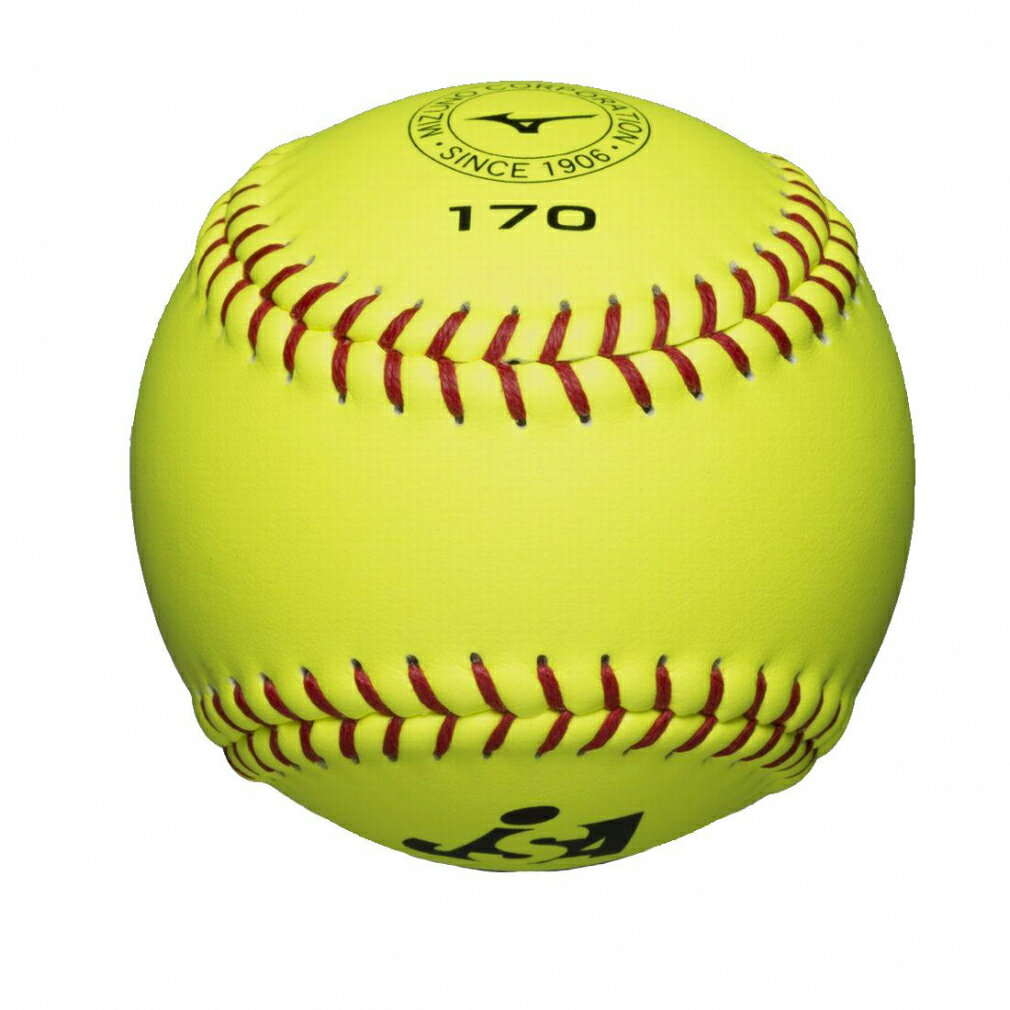 11/25限定★抽選で最大100%Pバック ミズノ 170 革ソフトボール試合球170 1P 1BJBS17000 ソフトボール 公認球 MIZUNO