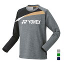 ヨネックス ユニ裏地付ウォームアップシャツ サンセットレッド Yonex 50128 496