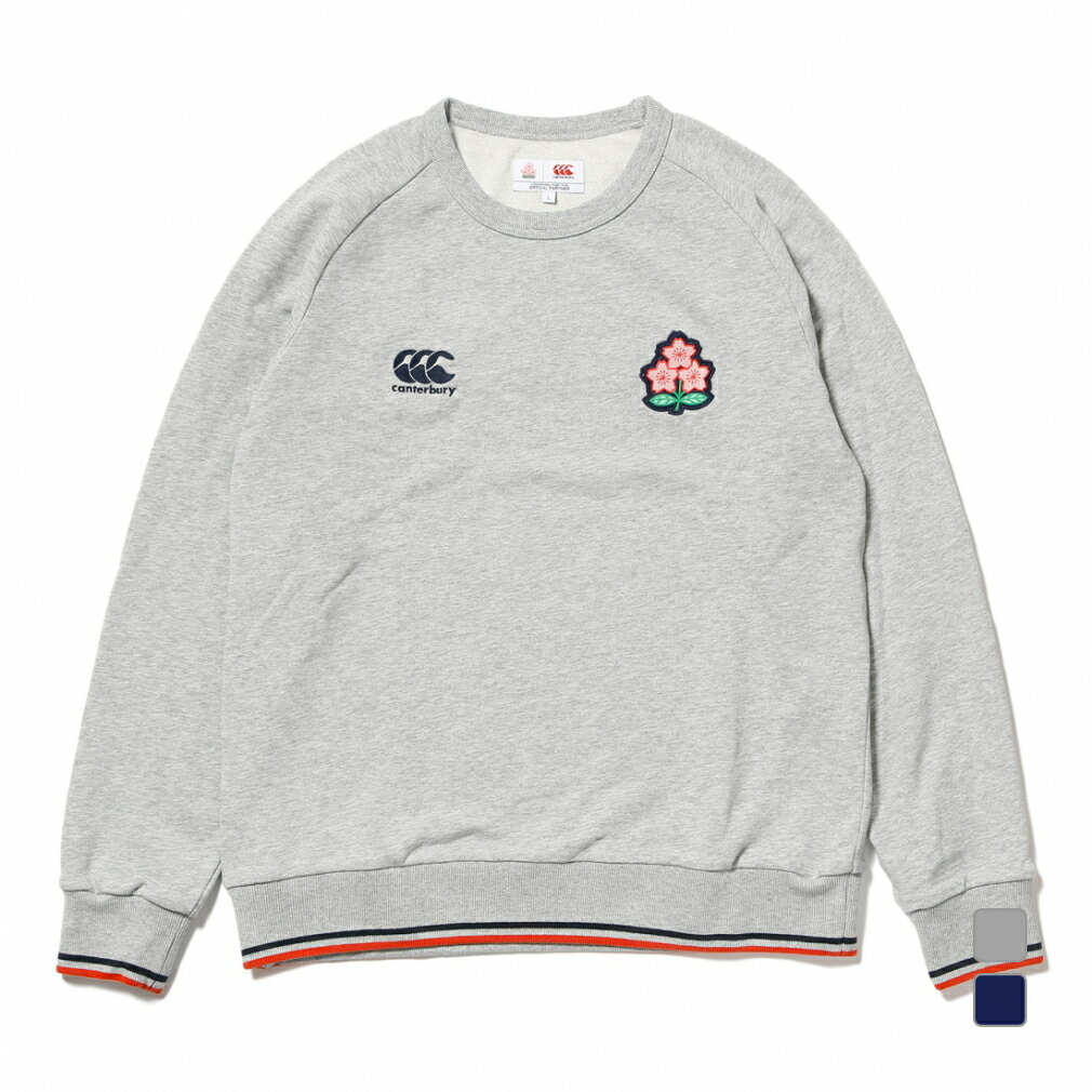 カンタベリー メンズ ラグビー ウォームアップシャツ JAPAN SWEAT CREW ジャパンスウェットクルー(メンズ) RA43776 CANTERBURY