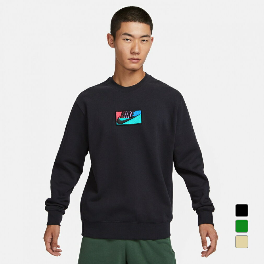 ナイキ メンズ スウェット トレーナー クラブ BB パッチ GX L/S クルー FB8436 スポーツウェア NIKE