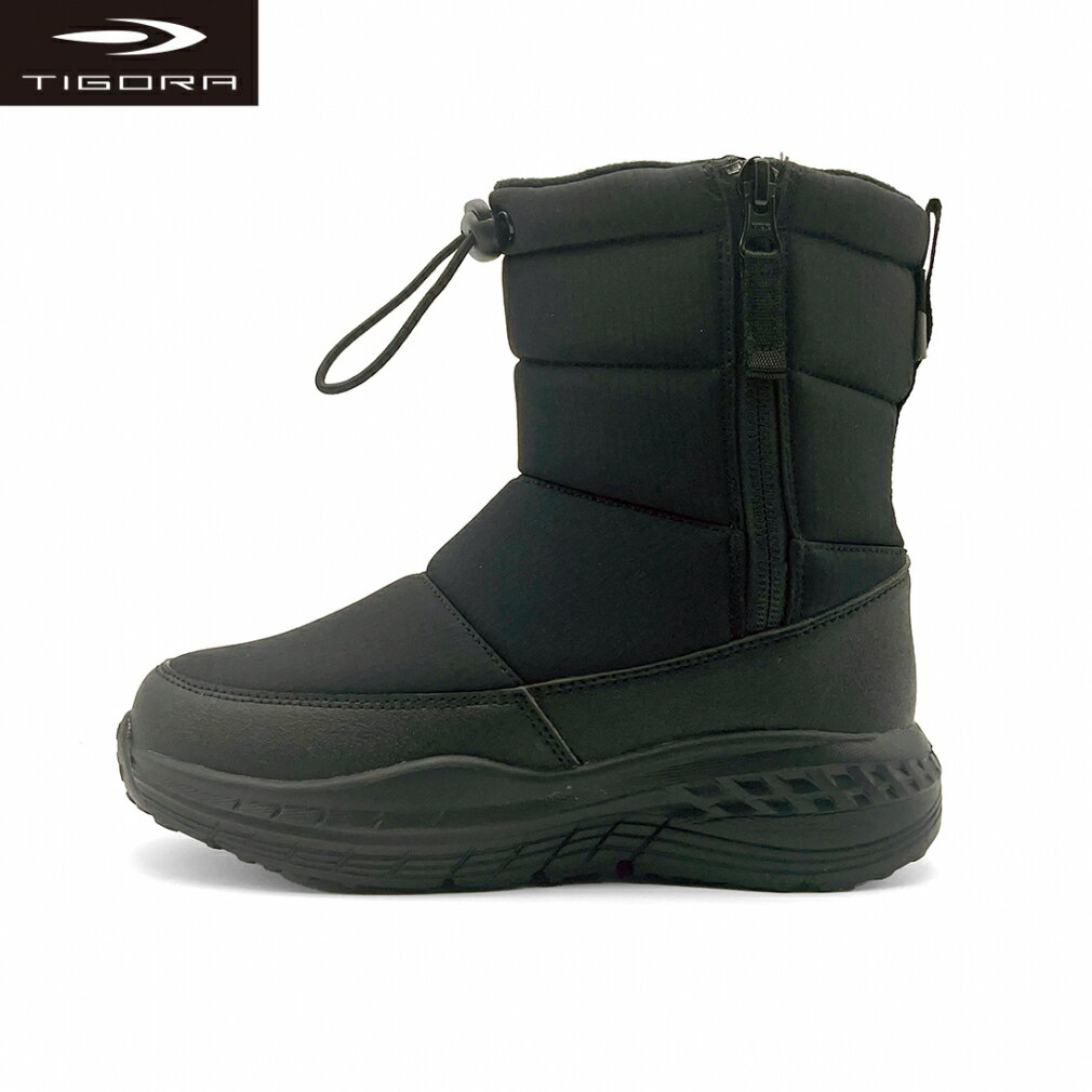 楽天アルペン楽天市場店最大10％OFFクーポン 【11/30〜12/1】 ティゴラ アルミ蓄熱ブーツ J BK （TRC4503BK） ジュニア キッズ 子供 ロングブーツ : ブラック TIGORA