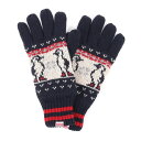 チャムス 手袋 メンズ チャムス アウトドア グローブ 手袋 Booby Snow Knit Glove CH09-1293 N001 : ネイビー CHUMS