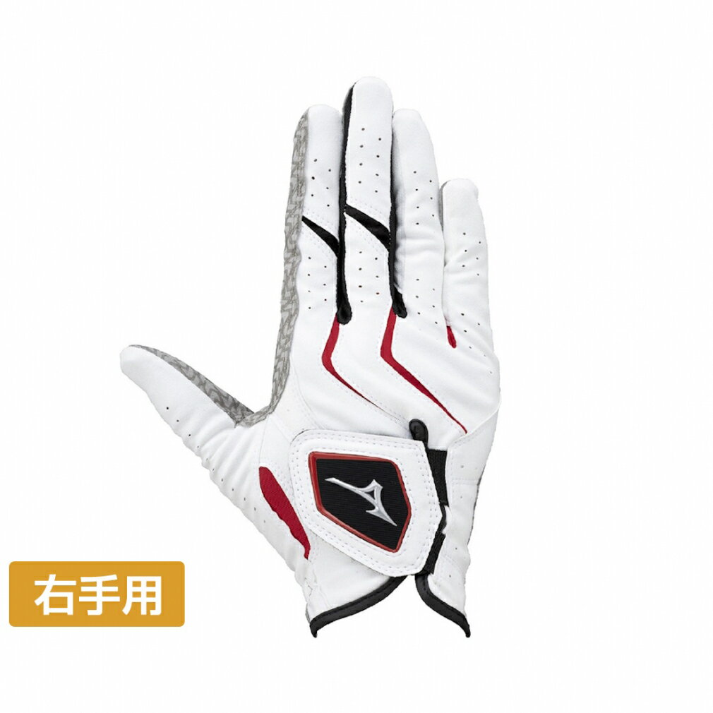 11/25限定★抽選で最大100%Pバック ミズノ ゴルフウェア ゴルフグローブ W-GRIP(ダブルグリップ) 右手用 (5MJMR40101) メンズ : ...