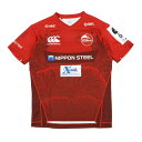 カンタベリー メンズ ラグビー ジャージ 日本製鉄釜石シーウェイブス レプリカホームジャージ KAMAISHI REPLICA HOME JERSEY RG33...