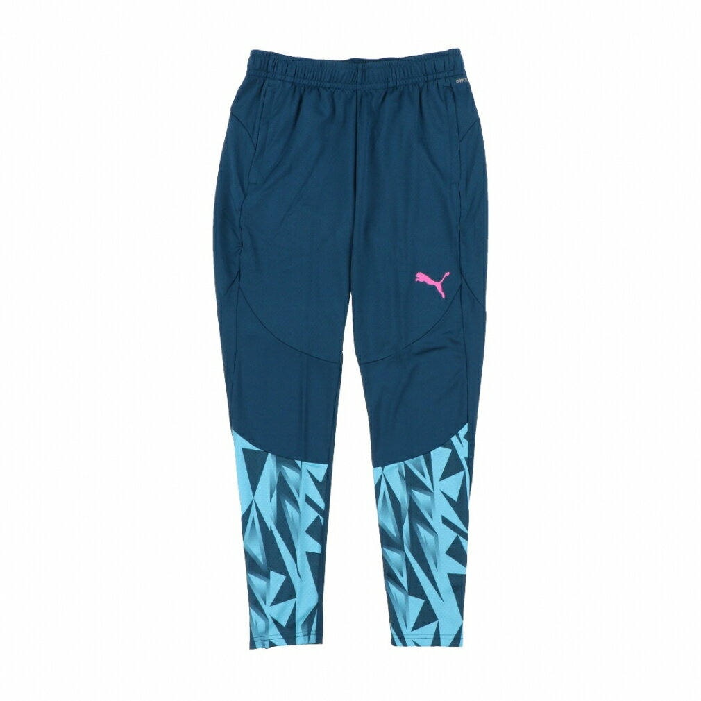 最大10％OFFクーポン 【4/1】 プーマ メンズ サッカー/フットサル ジャージパンツ individualFINAL トレーニング パンツ 659399 : ネイビー×ターコイズブルー PUMA