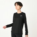 ニューバランス レディス 陸上/ランニング 半袖Tシャツ ロングスリーブTシャツ Sport Essentials WT41225 : ブラック New Balance