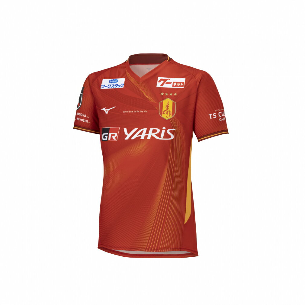 12/5限定★抽選で最大100%Pバック ミズノ メンズ サッカー/フットサル 名古屋グランパス 2024 ホーム オーセンティックユニフォーム P2JABY2...