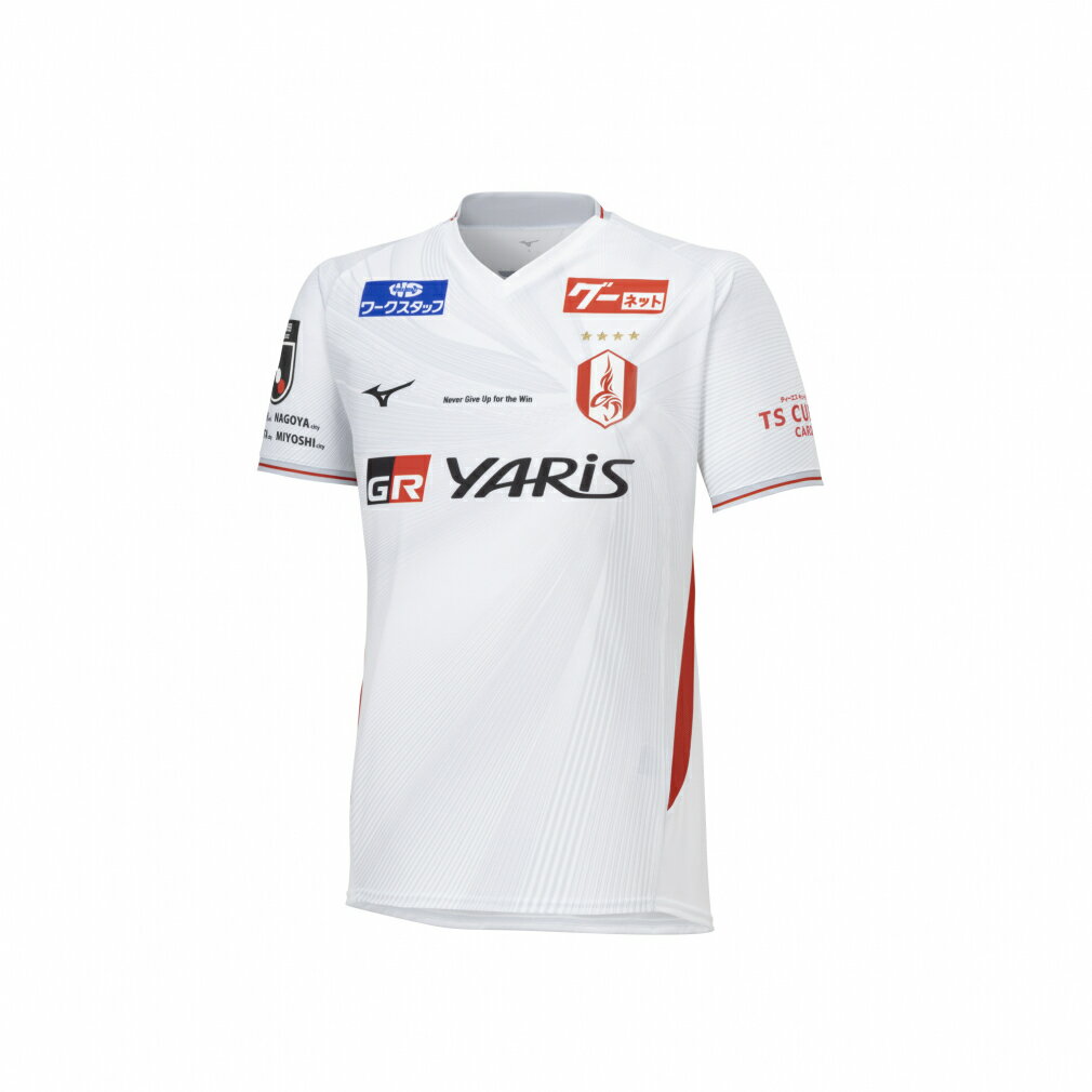 12/5限定★抽選で最大100%Pバック ミズノ メンズ サッカー/フットサル 名古屋グランパス 2024 アウェイ オーセンティックユニフォーム P2JABY...