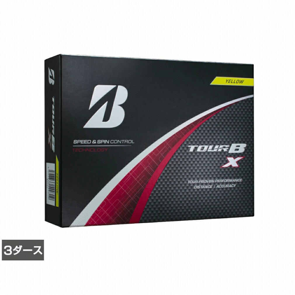 11/25限定★抽選で最大100%Pバック ブリヂストン 24 TOUR B X ツアー B X イエロー (B4YXJ) 3ダース(36球入) ゴルフ 公認球...