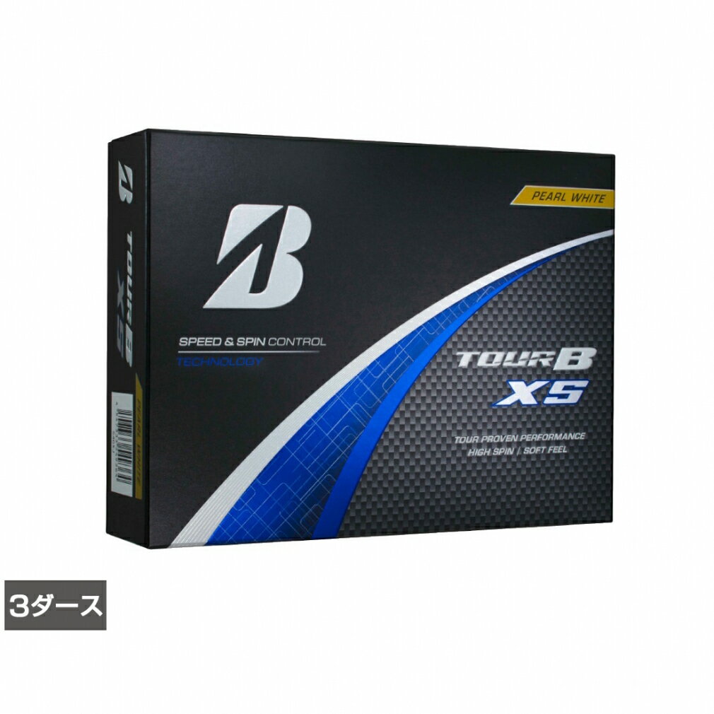 11/25限定★抽選で最大100%Pバック ブリヂストン 24 TOUR B XS ツアー B X S パールホワイト (S4GXJ) 3ダース(36球入) ゴ...