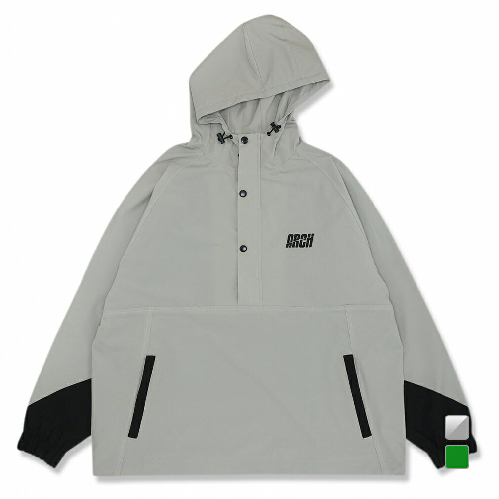 アーチ メンズ レディス バスケットボール アウタートップス split logo anorak jacket T723 Arch