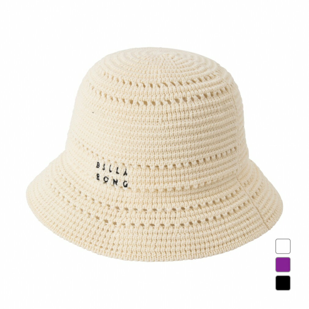 ハット 最大10％OFFクーポン 【6/1 0:00〜23:59】 2024春夏 ビラボン レディース サーフ ハット CROCHE HAT BE013917 BILLABONG