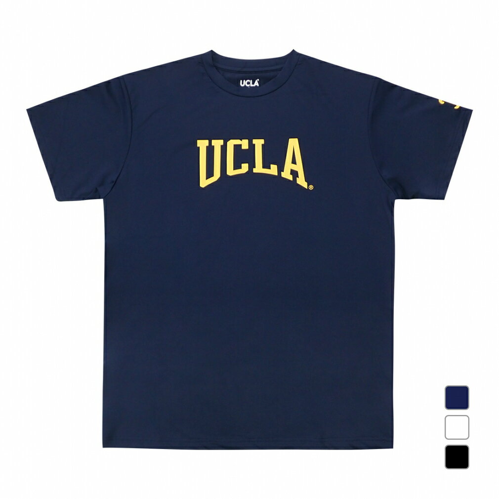 最大10％OFFクーポン  ファインプラス メンズ レディス バスケットボール 半袖Tシャツ UCLA 冷感アーチロゴTシャツ 24SSAPUL03 ユーシーエルエー FINE PLUS