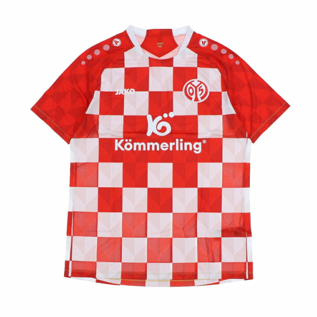 12/5限定★抽選で最大100%Pバック メンズ サッカー/フットサル ライセンスシャツ 1.FSVマインツ05 23-24 ホーム レプリカユニフォーム MZ...