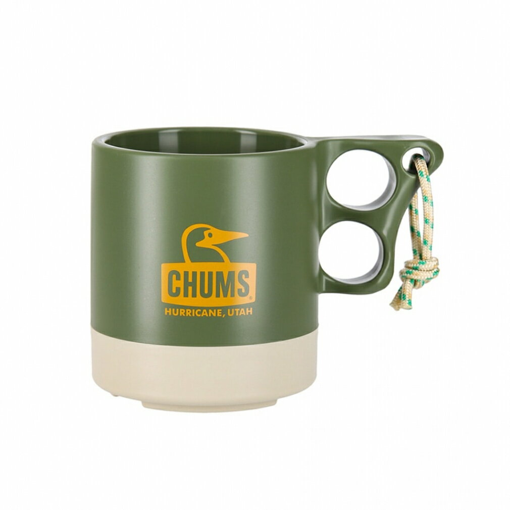 最大10％OFFクーポン 【お買い物マラソン限定】 2024春夏 チャムス キャンパーマグカップ Camper Mug Cup CH62-1244 M110 キャンプ 食器 : Olive/Gray2 CHUMS