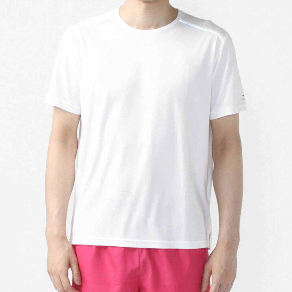 最大10%OFFクーポン 【4/14〜4/20】 ティゴラ メンズ 陸上/ランニング 無地半袖Tシャツ UPF50+ 紫外線カット TR-3R1204TS TIGORA