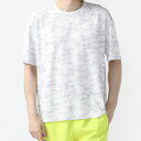 11/1限定★抽選で最大100%Pバック ティゴラ メンズ レディス 陸上/ランニング 半袖Tシャツ 柄ビッグ半袖Tシャツ TR-3R3204TS : ホワイト×ライトグレー TIGORA